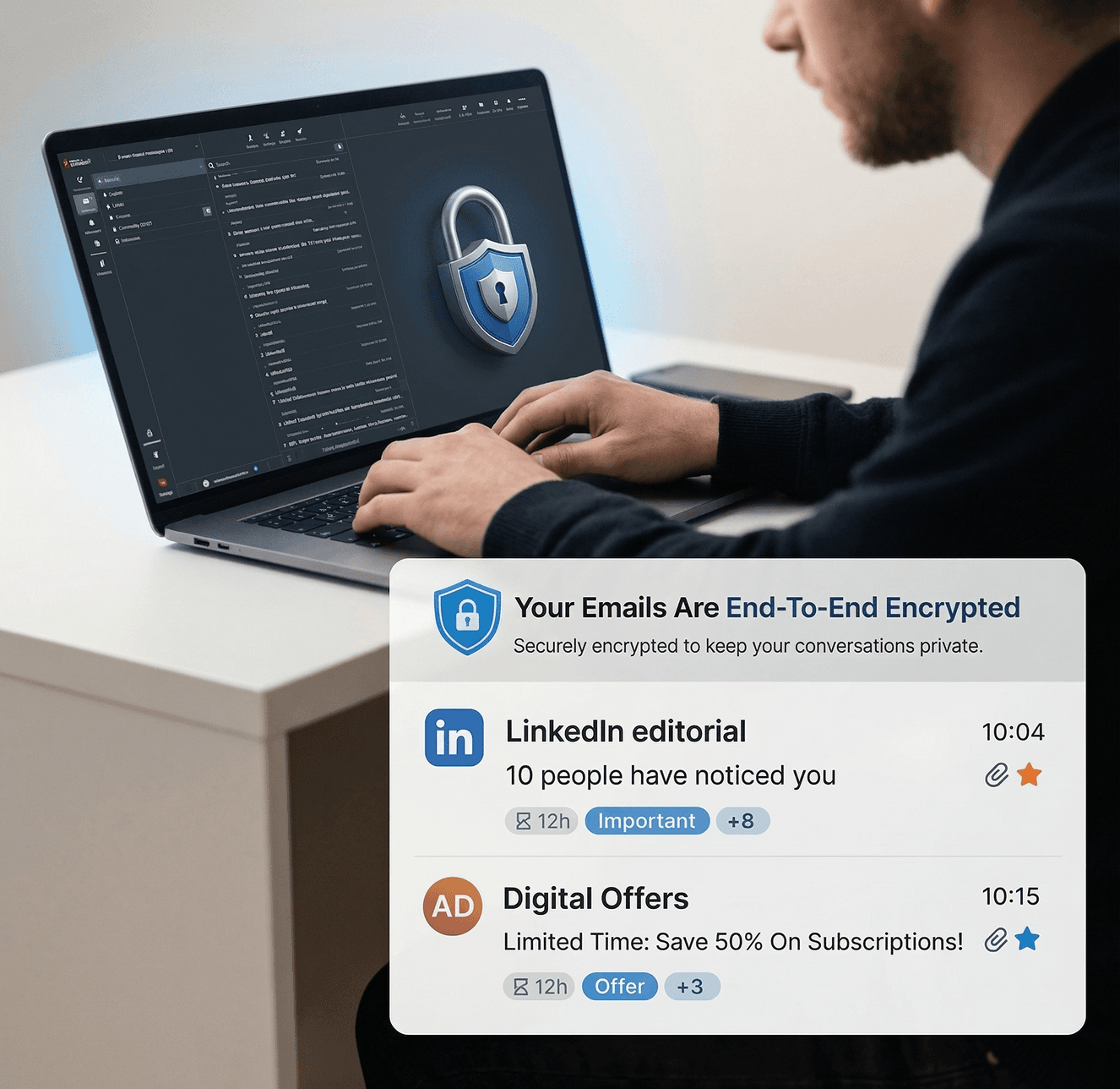 Your email should work for you — not for advertisers.